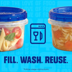 Ziploc Brand Twist n Loc Food Storage Containers, Leak Resistant Design - Image 4