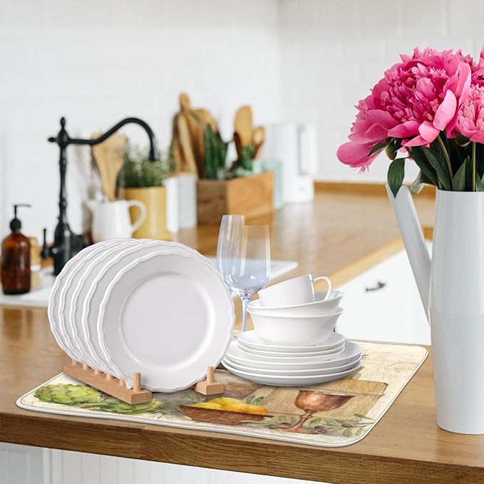 Dish Drying Mats with Hanging Loop - Image 8
