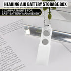 3pcs Hearing Aid Battery Cases, Plastic Hearing Aid Batteries Caddy - Image 3