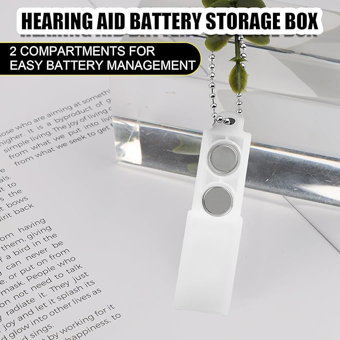 3pcs Hearing Aid Battery Cases, Plastic Hearing Aid Batteries Caddy - Image 3