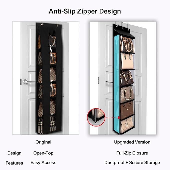 Lirex Over The Door Purse Organizer & Purse Shelf - Image 4