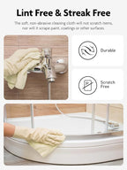Fantasticlean Microfiber Cleaning Cloth Roll -40 Pack, Tear Away Microfiber - Image 5