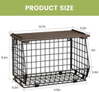 Wire Fruit Basket for Kitchen Storage: Hanging and Counter Wall Fruit Basket - Image 7