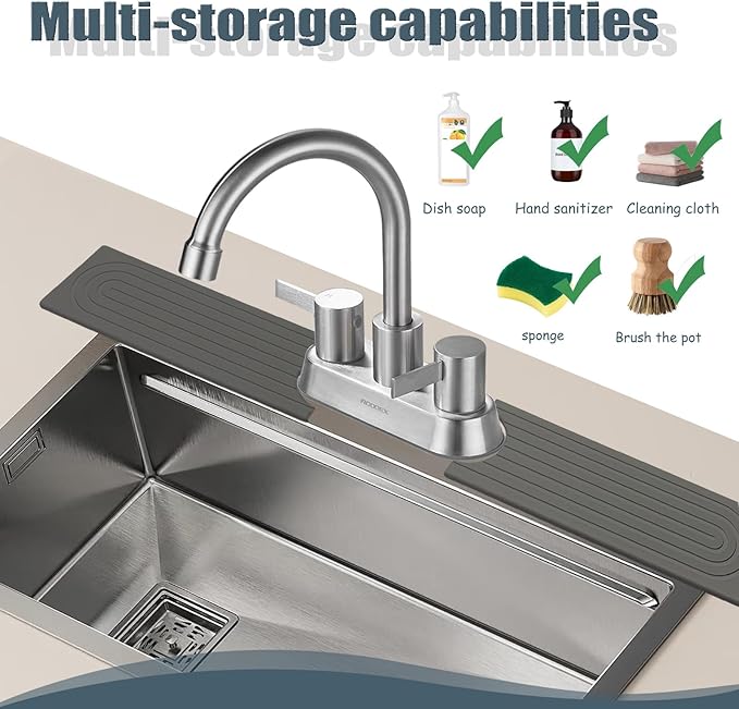 Stargaz Faucet Mat For Kitchen Sink，Sink stone quick dry around faucet - Image 5