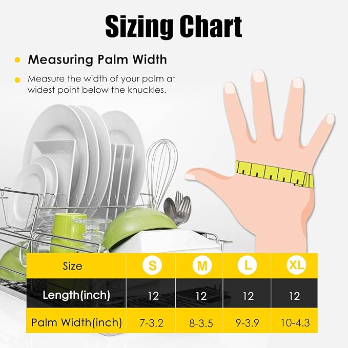 Rubber cleaning gloves 3 or 6 Pairs - Image 6