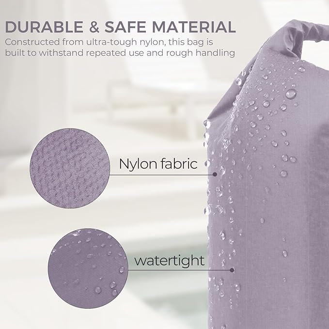 Travel Laundry Bag, Vacuum Compression Dirty Clothes Travel Bag Waterproof Wet - Image 6