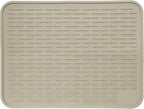 Large Silicone Dish Drying Mat for Kitchen Counter or Under Sink, Waterproof by LISH