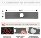 Stone Faucet Mat for Kitchen Sink, Diatomite Fast Drying Absorb Moisture Tray - Image 2