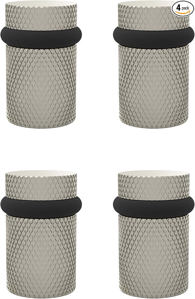 Mega Handles Knurled Floor Door Stopper, Quickly Installed Wall Protector by MegaHandles