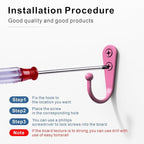 15-Pack Coat Hooks with 30 Screws | Heavy Duty Wall Mounted - Image 6