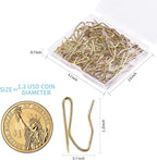 1.2 Inches Curtain Hooks, Sopito 58pcs Metal Drapery Hooks and Pins - Image 2