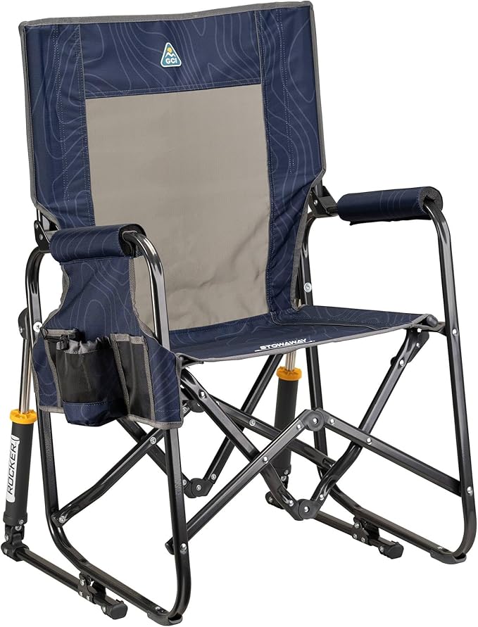 GCI Outdoor Stowaway Rocker - Navy Topo by GCIOUTDOOR