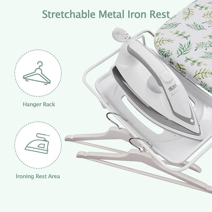 SheeChung Ironing Board 13"x43", Foldable Ironing Boards - Image 7