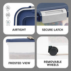 IRIS USA Airtight Dog Food Storage Container, Attachable Wheels, - Image 4
