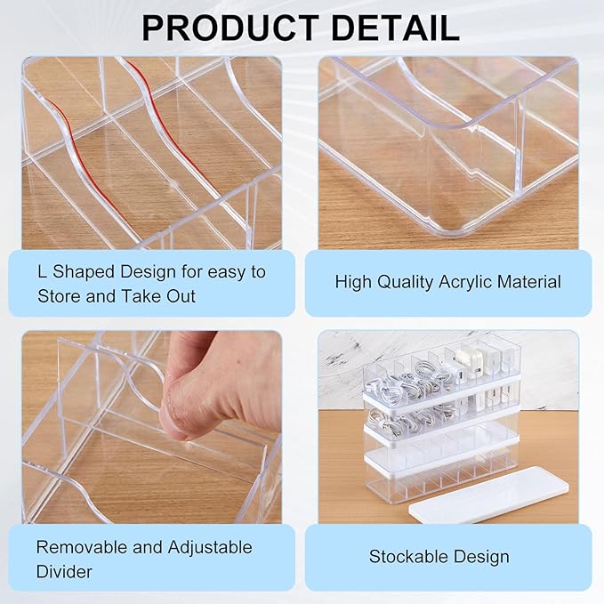 Tatuo 6 Pcs Cable Organizer Box - Image 4