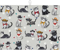 Pet Lover Cat Dish Drying Mat 18x24 by indokyeyqaz