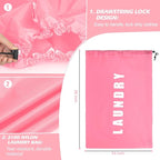 Laundry Bag, 2 Pack Travel Laundry Bags - Image 3