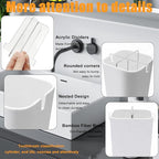 Toothbrush Holder for Bathroom, 4 Slots Electric Toothbrush and Toothpaste - Image 5