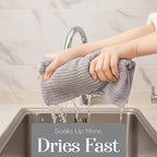 MosJos Kitchen Towels, Cotton Hand Towels, 18 x 28 Kitchen Linens - Image 7