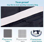 Heavy Duty Laundry Bag 2 Pack XL Nylon Laundry Bags - Image 3