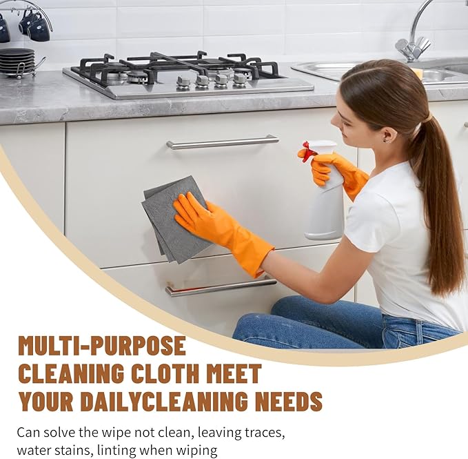 10 Pcs Magic Cleaning Cloth, 7.87x9.8inch Thickened Magic Cleaning Cloth - Image 3