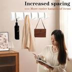 Folding Coat Hooks, Wall Mounted Coat Rack - Image 7