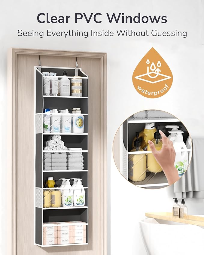 ULG Clear Over The Door PVC Organizer - Image 4