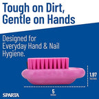 SPARTA Nail Scrub Brush Commercial-Grade, Heavy-Duty Hand and Fingernail Brush - Image 6