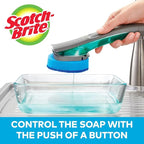 Scotch-Brite Advanced Soap Control Non-Scratch Dishwand Kit, 1 Dish Wand & 5 - Image 3