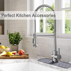 2Pcs Kitchen Sink Splash Guard, Silicone Faucet Mat Splash Guard - Image 7