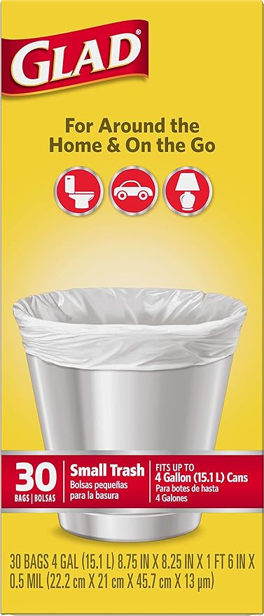 Glad Trash Bags, Small Garbage Bags - Image 7