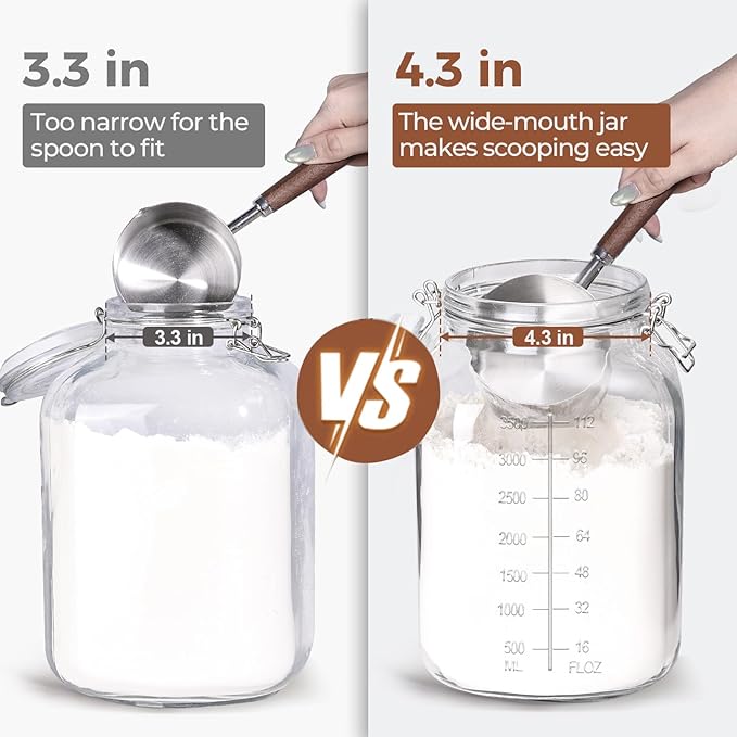 ComSaf Large Glass Storage Containers - Image 2