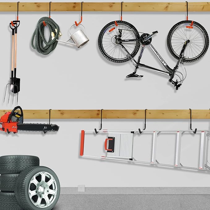 Rafter Hanger Hook Garage Bike Hooks Ladder Hanger Large S Hooks - Image 4