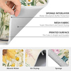 Spring Summer Floral Jars Flowers Dish Drying Mat - Image 3