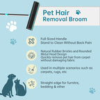 Carpet Rake - 60" Long Handle Pet Hair Removal - Image 9