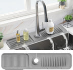 PoYang 24 Inch Faucet Mat for Kitchen Sink Splash Guard Behind Faucet, Sink by PoYang