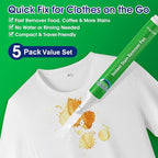 Stain Remover Pens for Clothing, 5 Pack – Instant Stain Removal Pen for Clothes - Image 2
