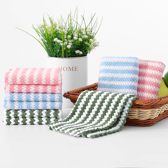 Homaxy 18 Pack Kitchen Dish Cloths, Ultra Soft and Absorbent Dish Towels - Image 6