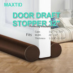MAXTID 32" Door Draft Stopper Brown Air Breeze Wind Blocker - Image 4