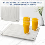 Stone Dish Drying Mats for Kitchen Counter 15.7"x 11.8" Quick Dry Stone Drying - Image 7