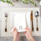 Luxenap 15.8 X 7.9 Inch Linen-Feel Guest Towels, 2000 Lettered Hand Towels - Image 5