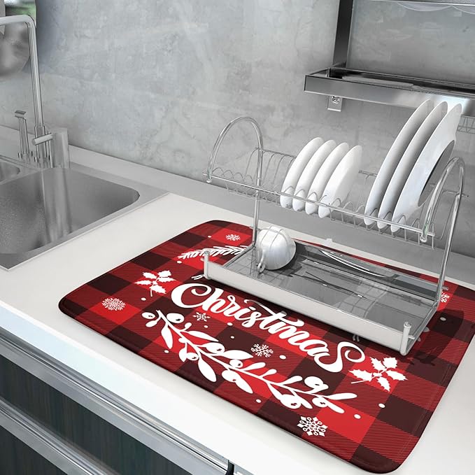 Merry Christmas Dish Drying Mat - Image 5