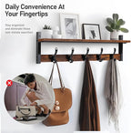 Tatub 29" Rustic Coat Rack Wall Mount - Image 4