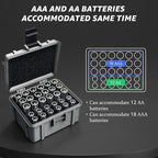 Battery Storage Case for 12 AA and 18 AAA Battery, 3D Printing PETG Waterproof - Image 3