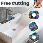 Marine turtle Kitchen sink faucet pad, strong water absorption, anti slip - Image 3