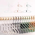 8 Pcs Foldable Hangers, Plastic Collapsible Hangers, Portable Folding Clothes - Image 3