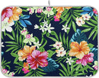 Tarity Colorful Tropical Flowers Dish Drying Mat by Unknown