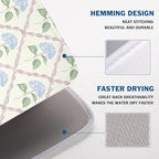 Hydrangea Floral Dish Drying Mat - Image 4