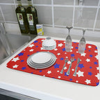 Fourth of July Independence Memorial Dish Drying Mat - Image 6