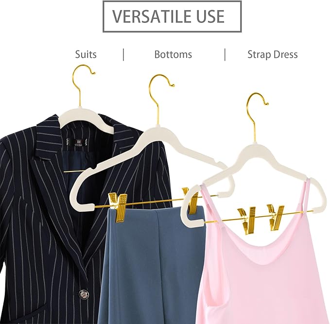 MIZGI Premium Velvet Pants Hangers - Image 3